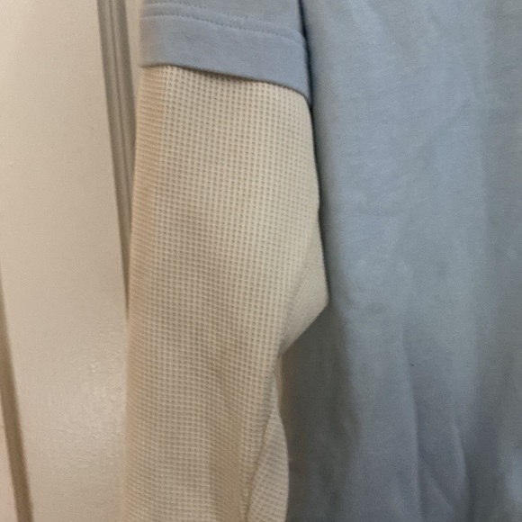 Nike light blue women’s long sleeve top 100% cotton size large - Picture 3 of 6